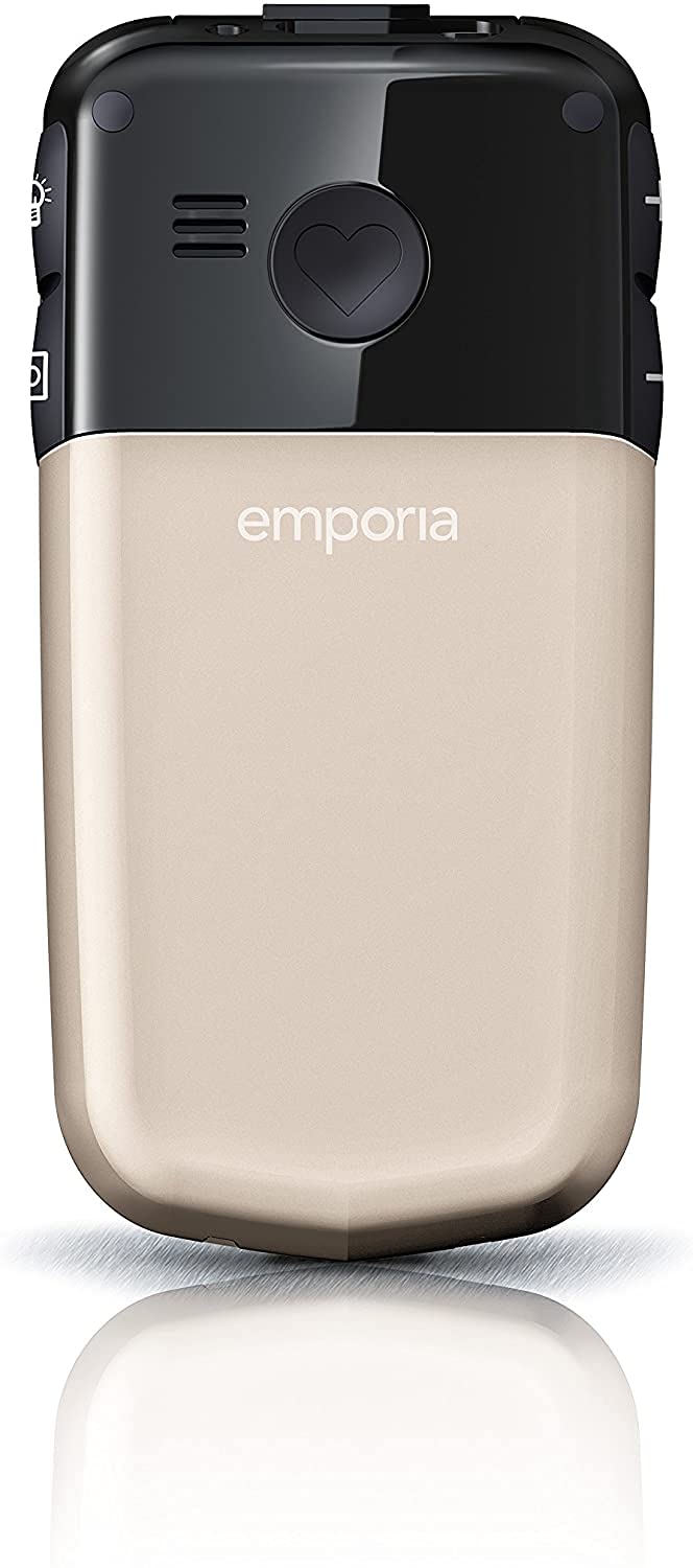 Emporia Comfort telefono conchiglia anziani champagne tasti grandi