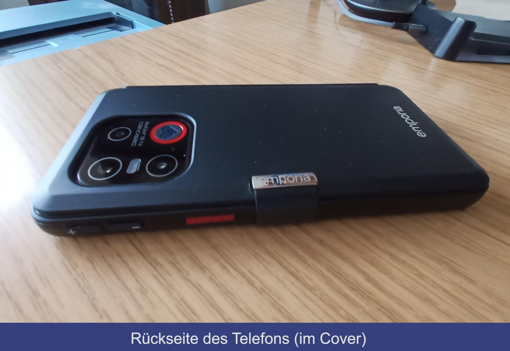 Emporia Smart.7lite Smartphone per anziani nero 128GB tasto SOS