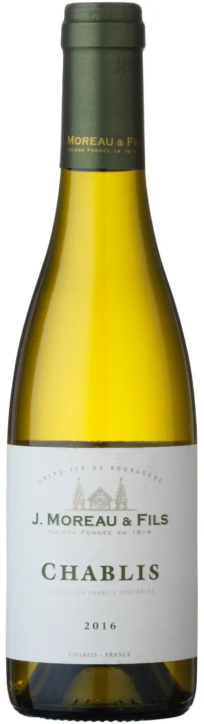 Moreau Chablis mezza bottiglia vino bianco Borgogna fresco