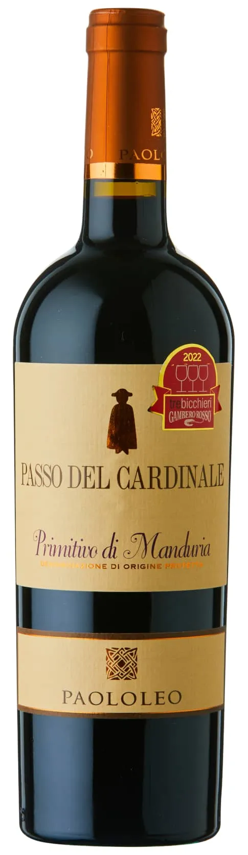 Paolo Leo Passo del Cardinale Primitivo di Manduria vino rosso