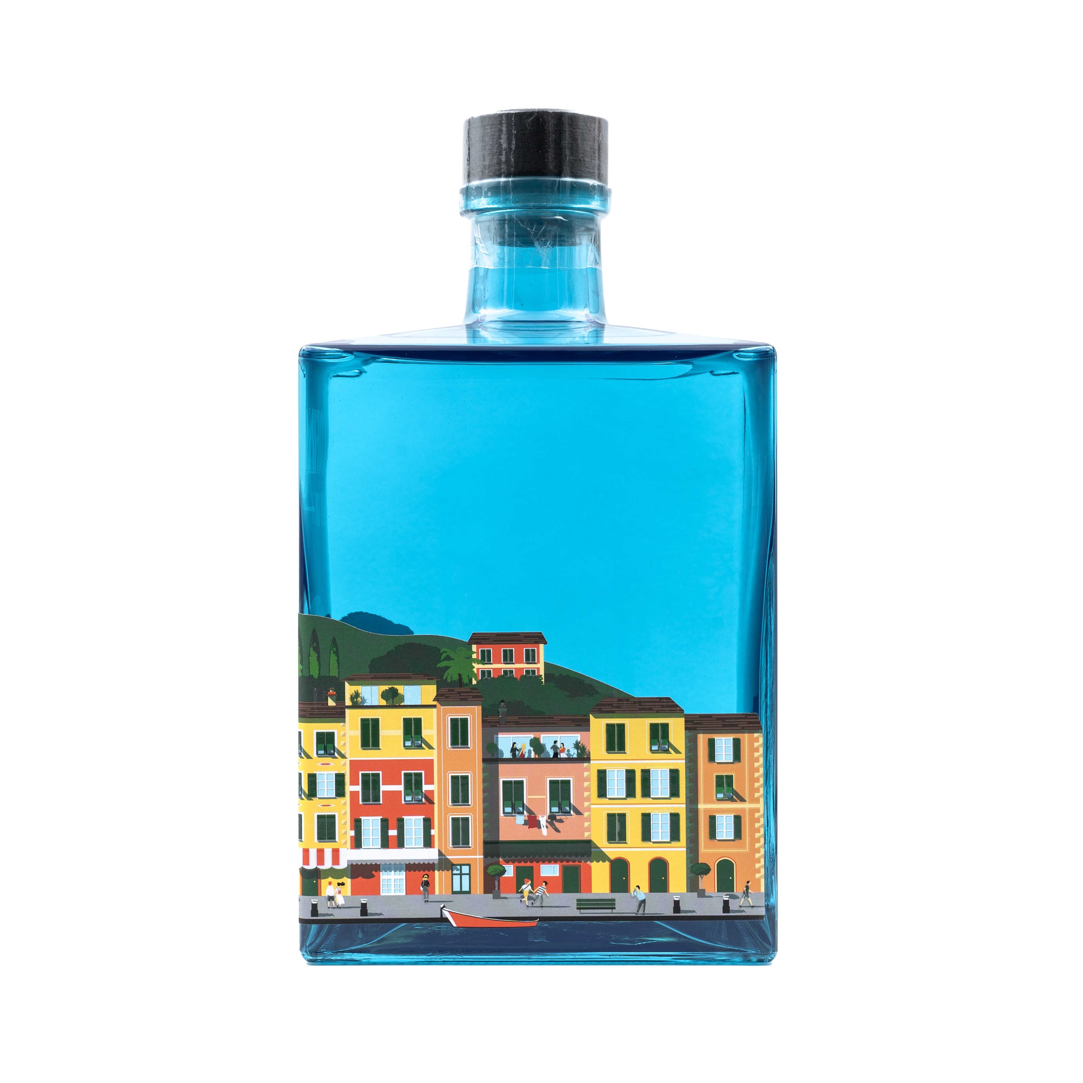 Portofino Gin Dry Gin 5 LT Cassa Legno 21 Botaniche