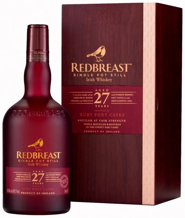 Redbreast 27 Anni Ruby Port Cask whisky irlandese cask strength