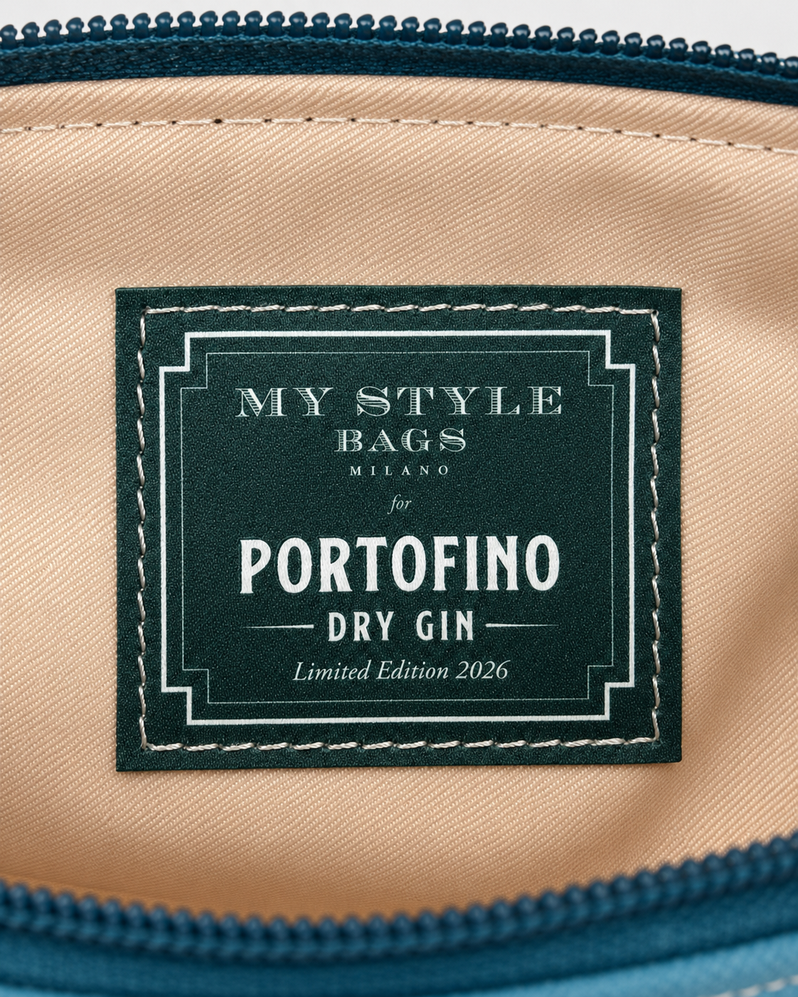 Portofino My Style Bags trousse paglia naturale 26x21 cm