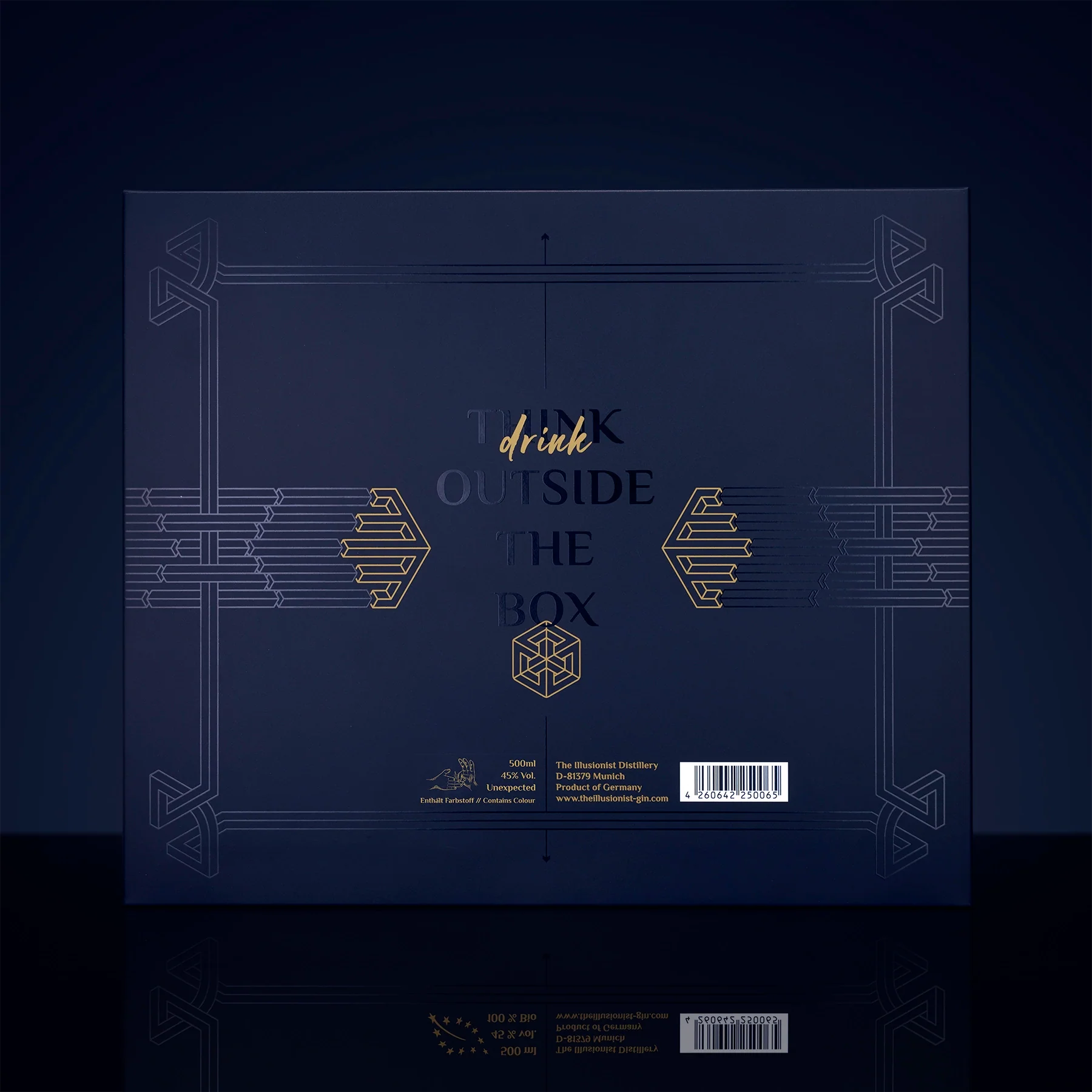 The Illusionist Mysterium Gift Set Gin 500ml 45% + Beute