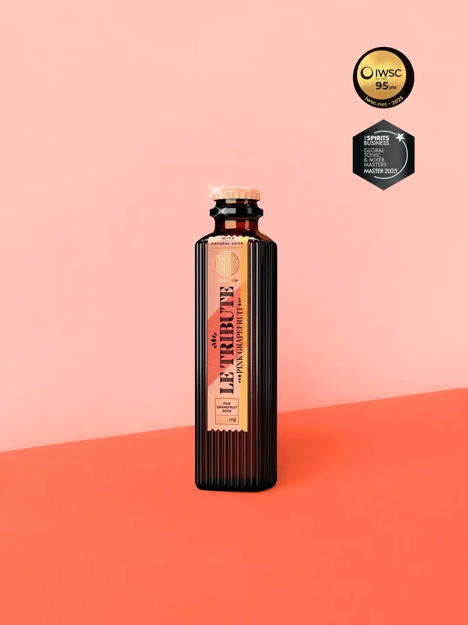 LE Tribute Pink Grapefruit Soda Pompelmo 4 Bottiglie
