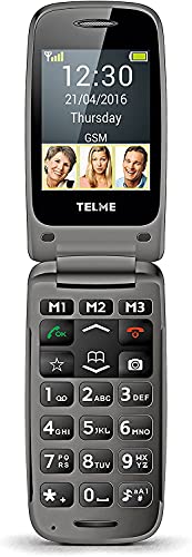 Emporia TELME X200 Telefono a Conchiglia per Anziani Space Grey SOS