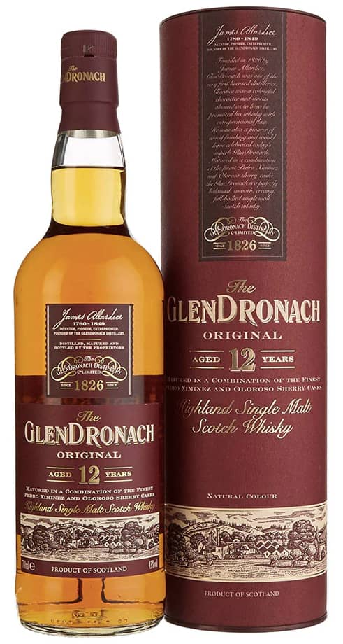 GlenDronach 12 Year Old Original Whisky Sherry 43%