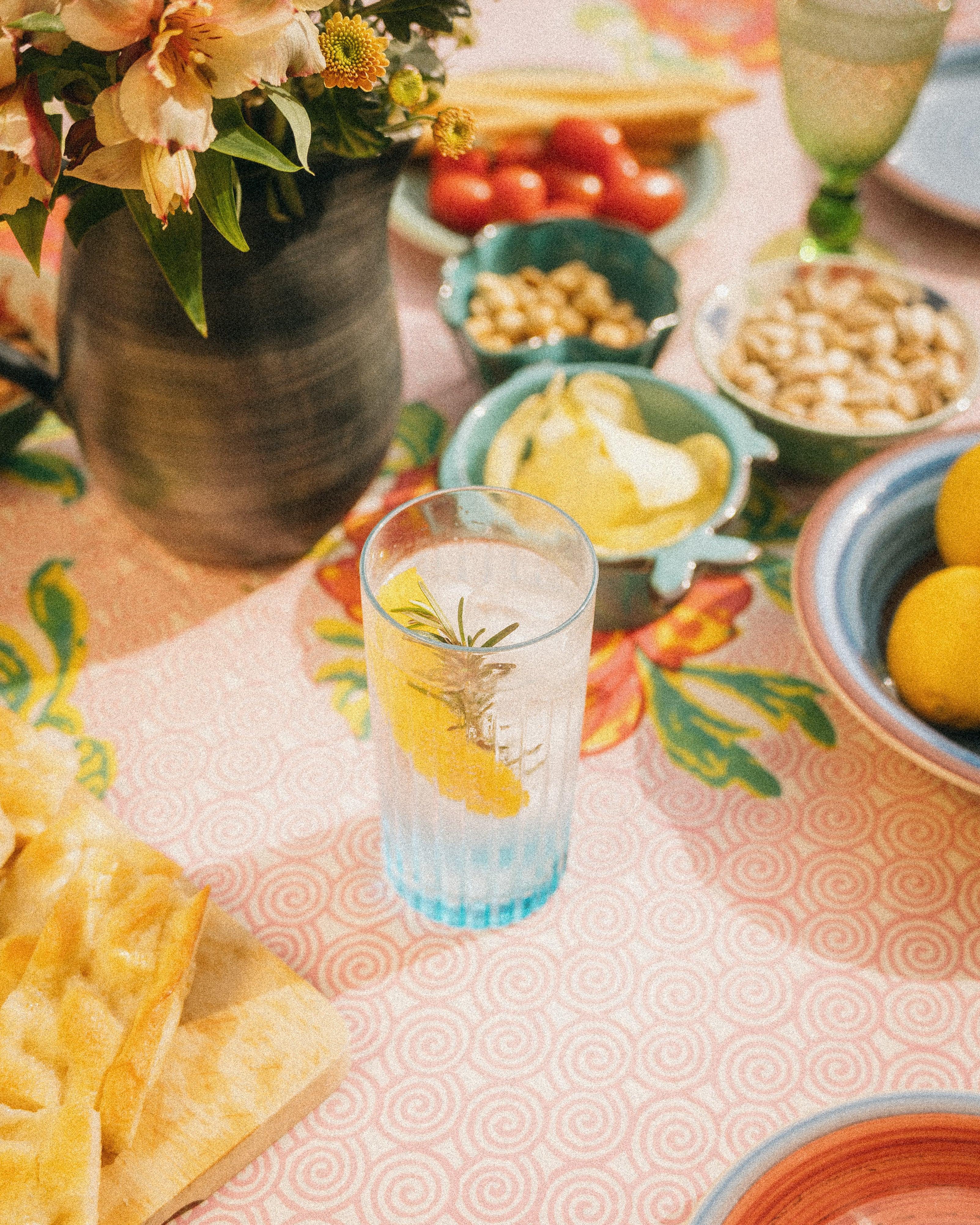 Portofino Lifestyle Glass Tumbler set 6 bicchieri blu