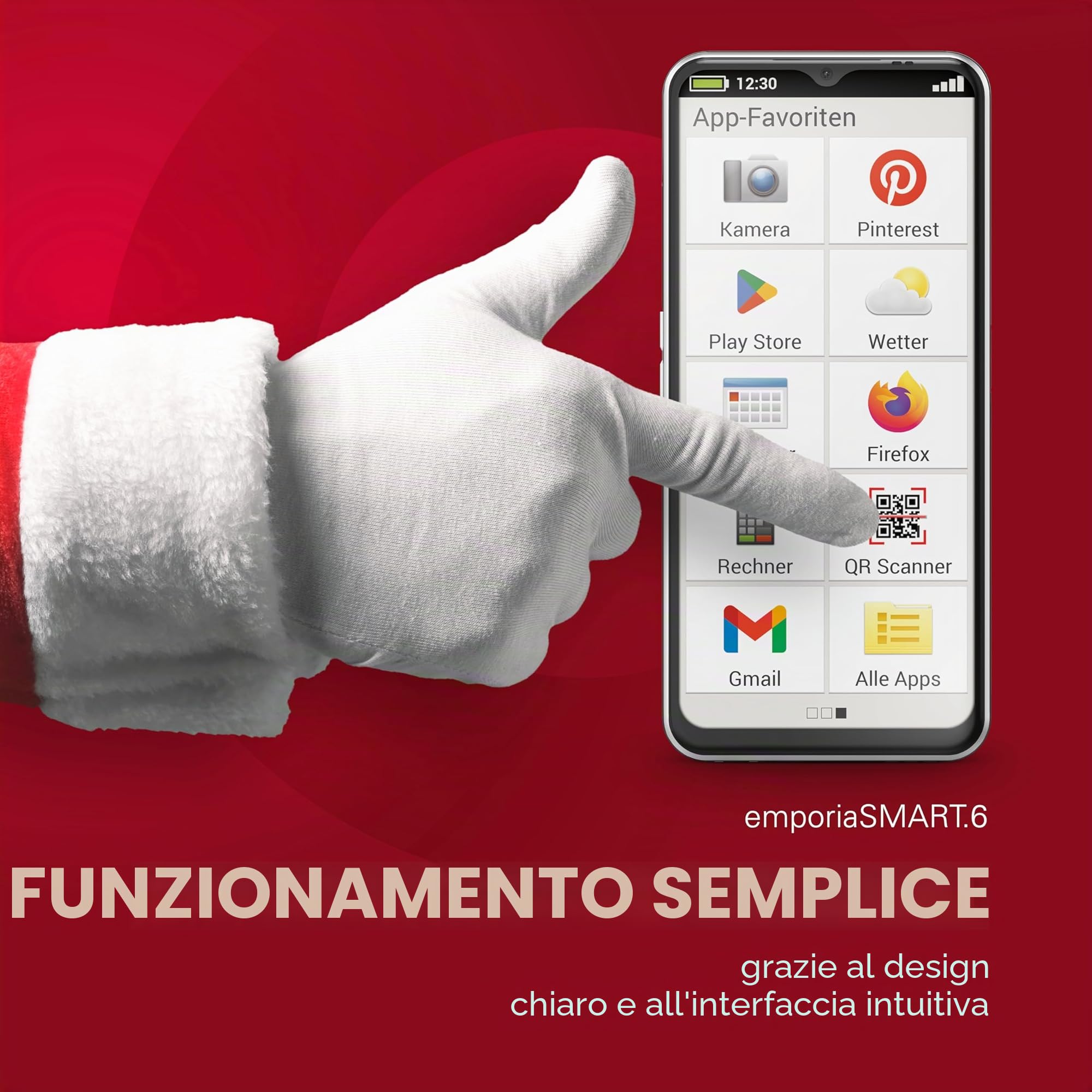 Emporia SMART.6 smartphone 5G 128GB 50MP NFC SOS