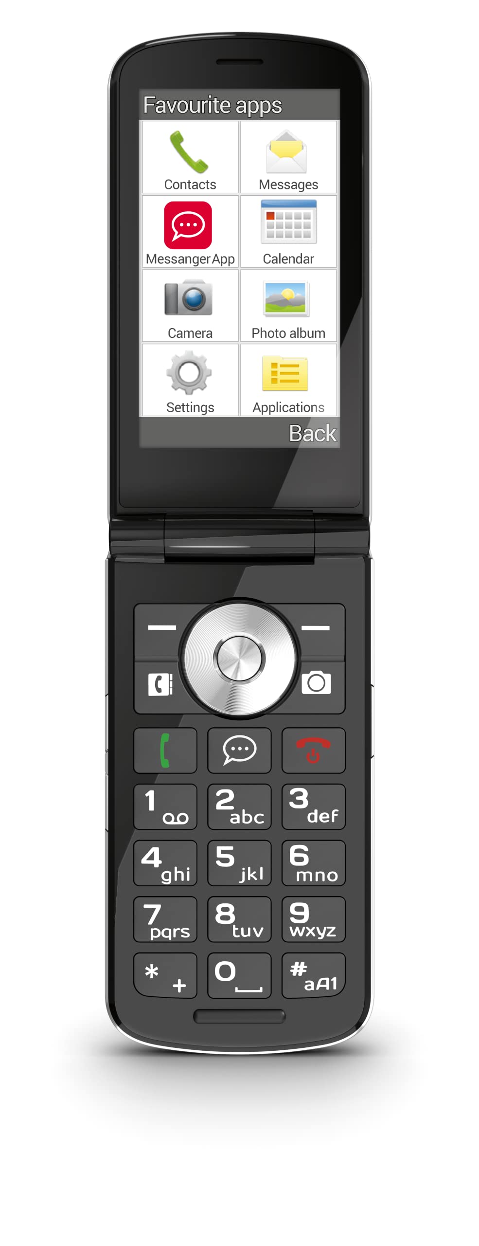 Emporia TOUCHsmart.2 telefono conchiglia 4G nero WhatsApp