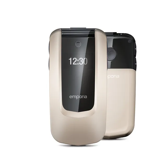 Emporia Comfort telefono conchiglia anziani champagne tasti grandi