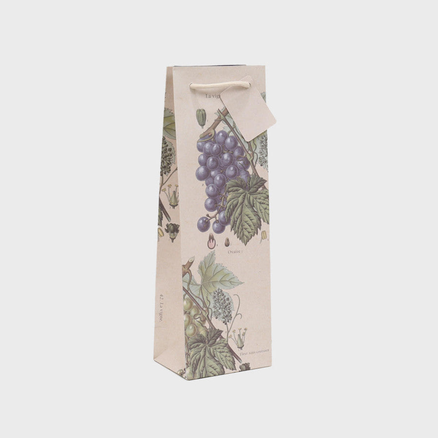 Mitchell & Son Grape Botanical gift bag portabottiglia singola