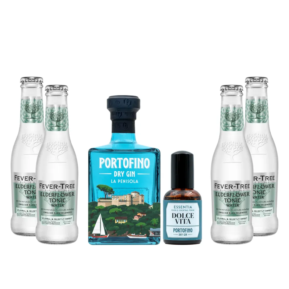 Portofino Gin Bundle La Penisola Essentia Set Cocktail