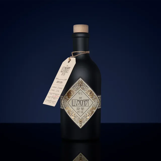 The Illusionist Range Dry Gin 500ml 45% blu