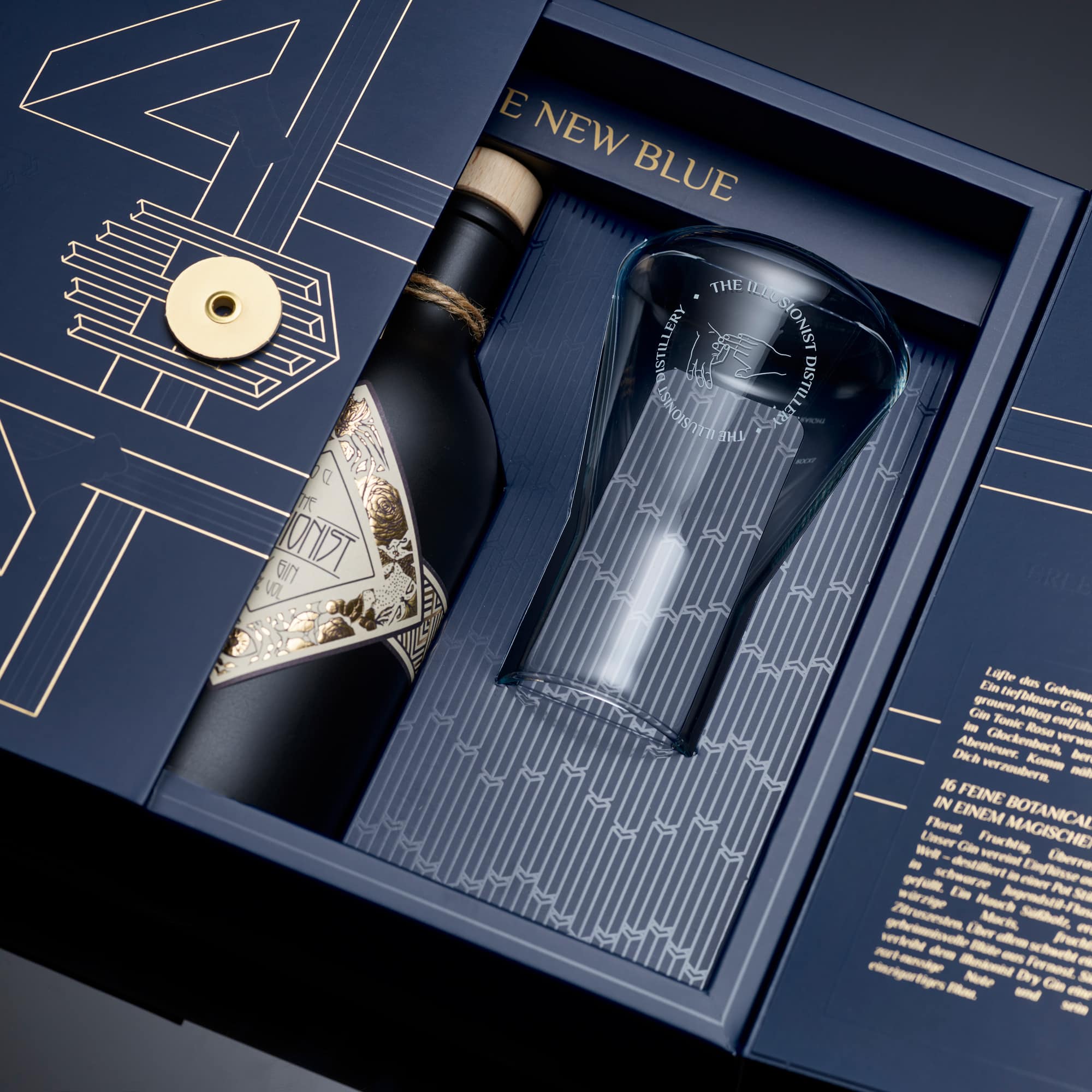 The Illusionist Mysterium Gift Set Gin 500ml 45% + Beute