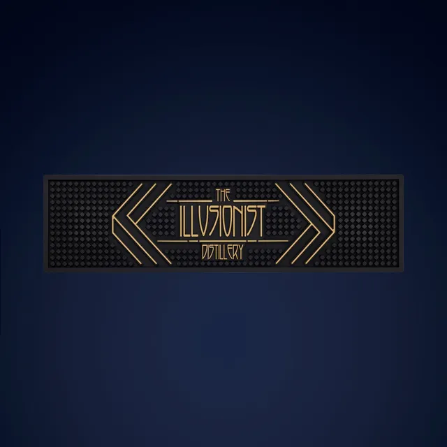 The Illusionist Bar Mat tappetino bar 55x15 cm nero antiscivolo