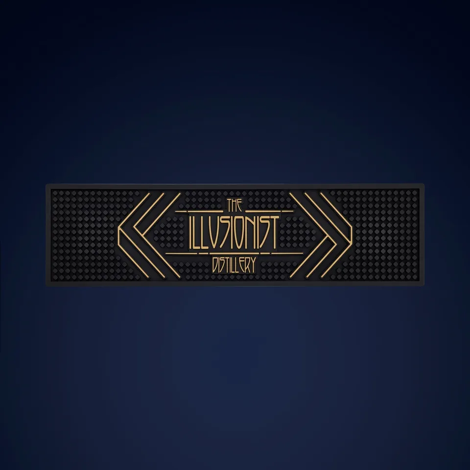 The Illusionist Bar Mat tappetino bar 55x15 cm nero antiscivolo