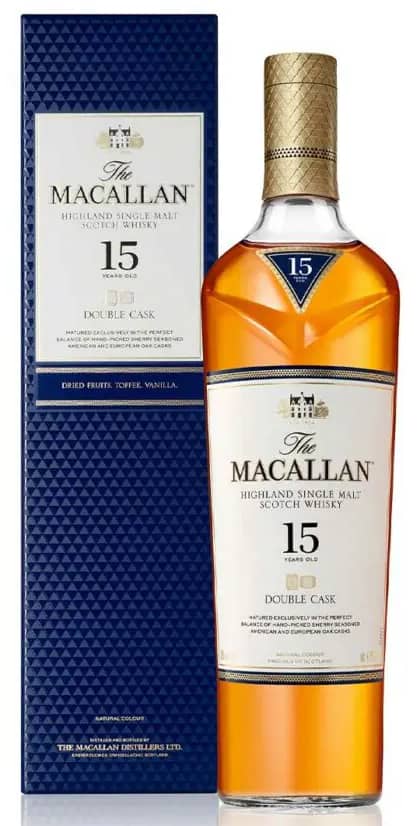The Macallan 15 Double Cask Whisky Scozzese 15 Anni