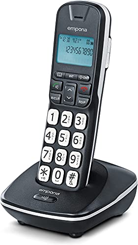 Emporia GD61AB Telefono Cordless DECT Nero con Segreteria