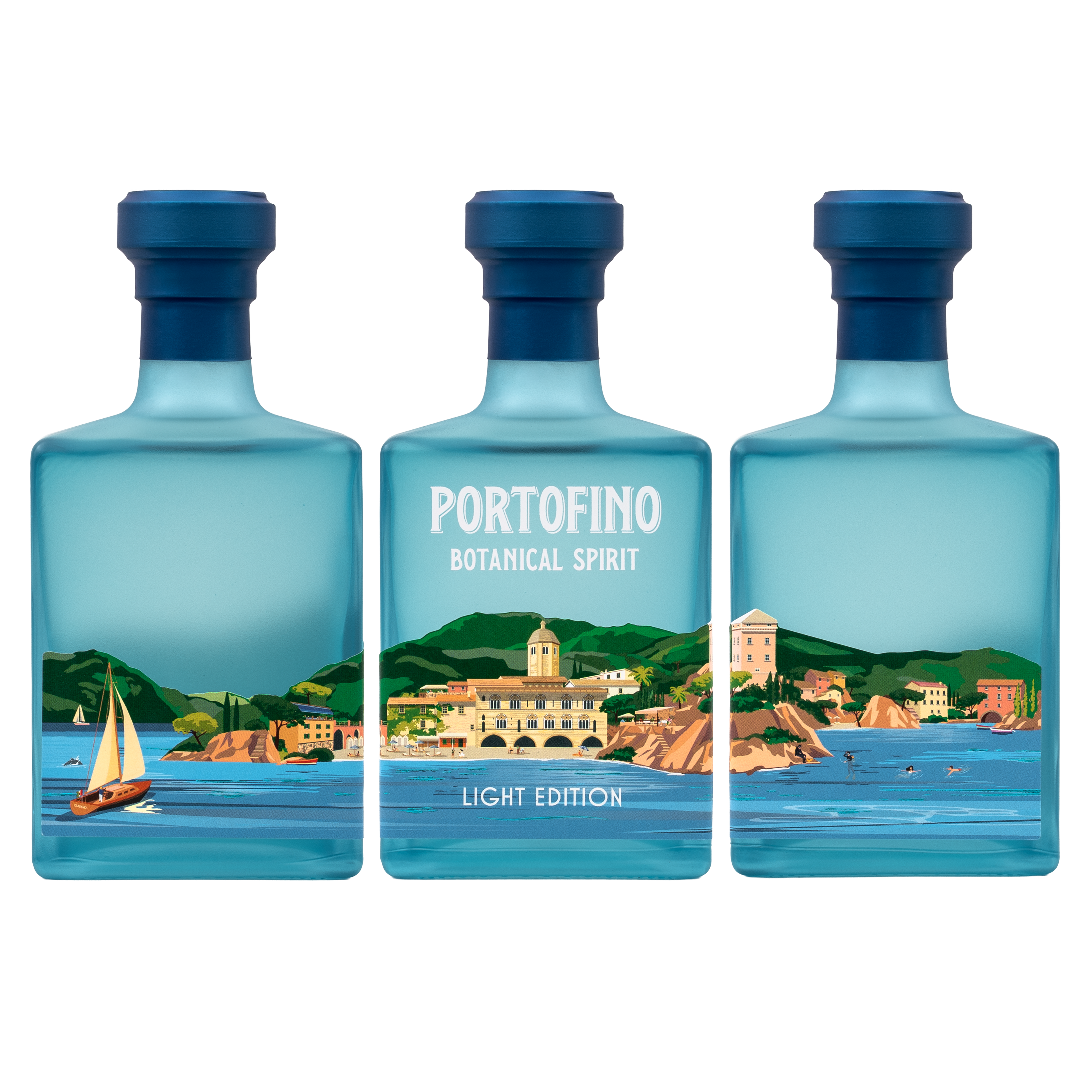 Portofino Gin Bundle Botanical Spirit distillato Light Edition 20%