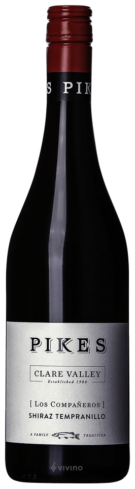 Pikes Los Companeros Shiraz Tempranillo Vino Rosso