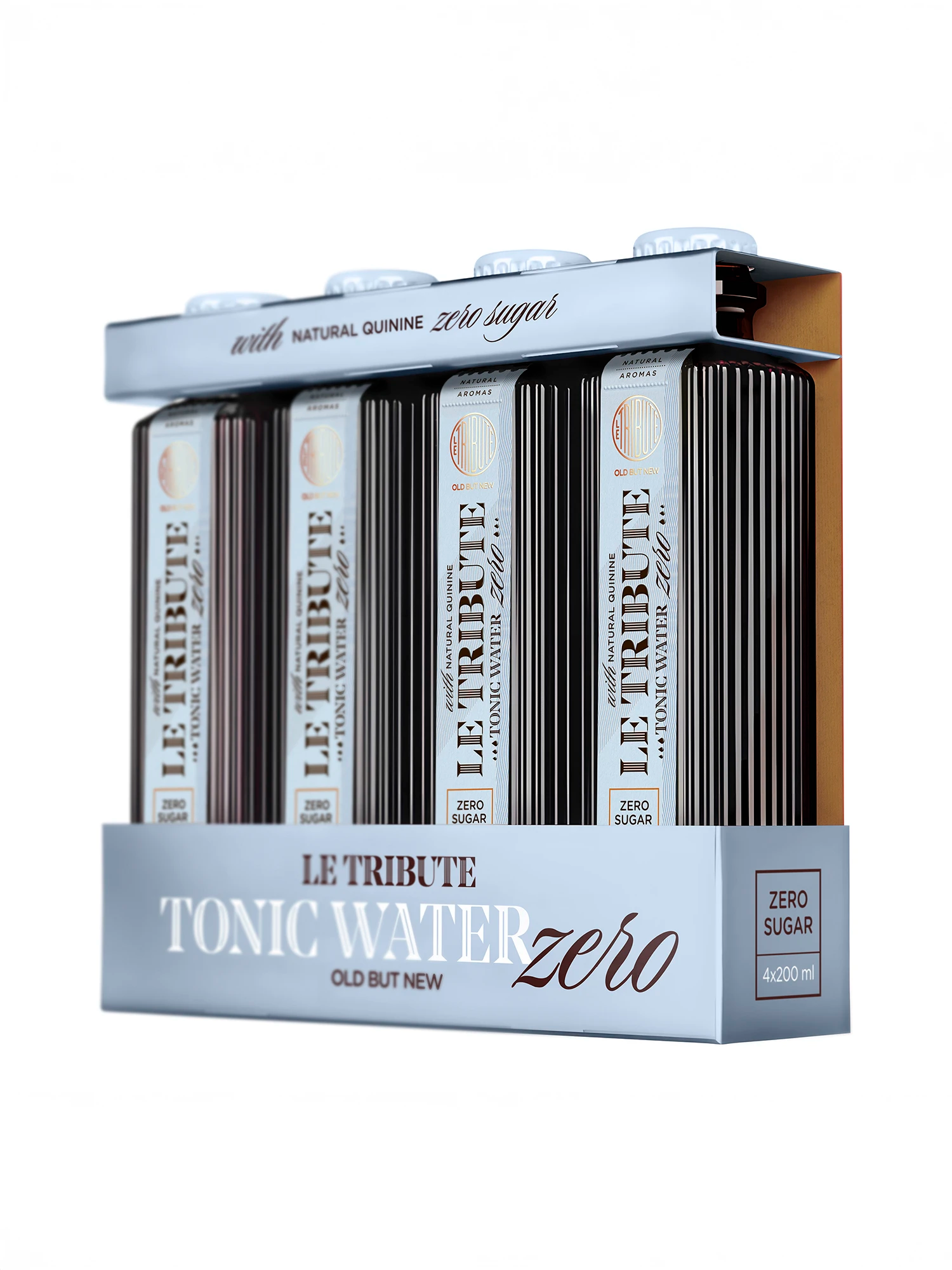 LE TRIBUTE Tonica Zero 4 Bottiglie Acqua Tonica Senza Zucchero