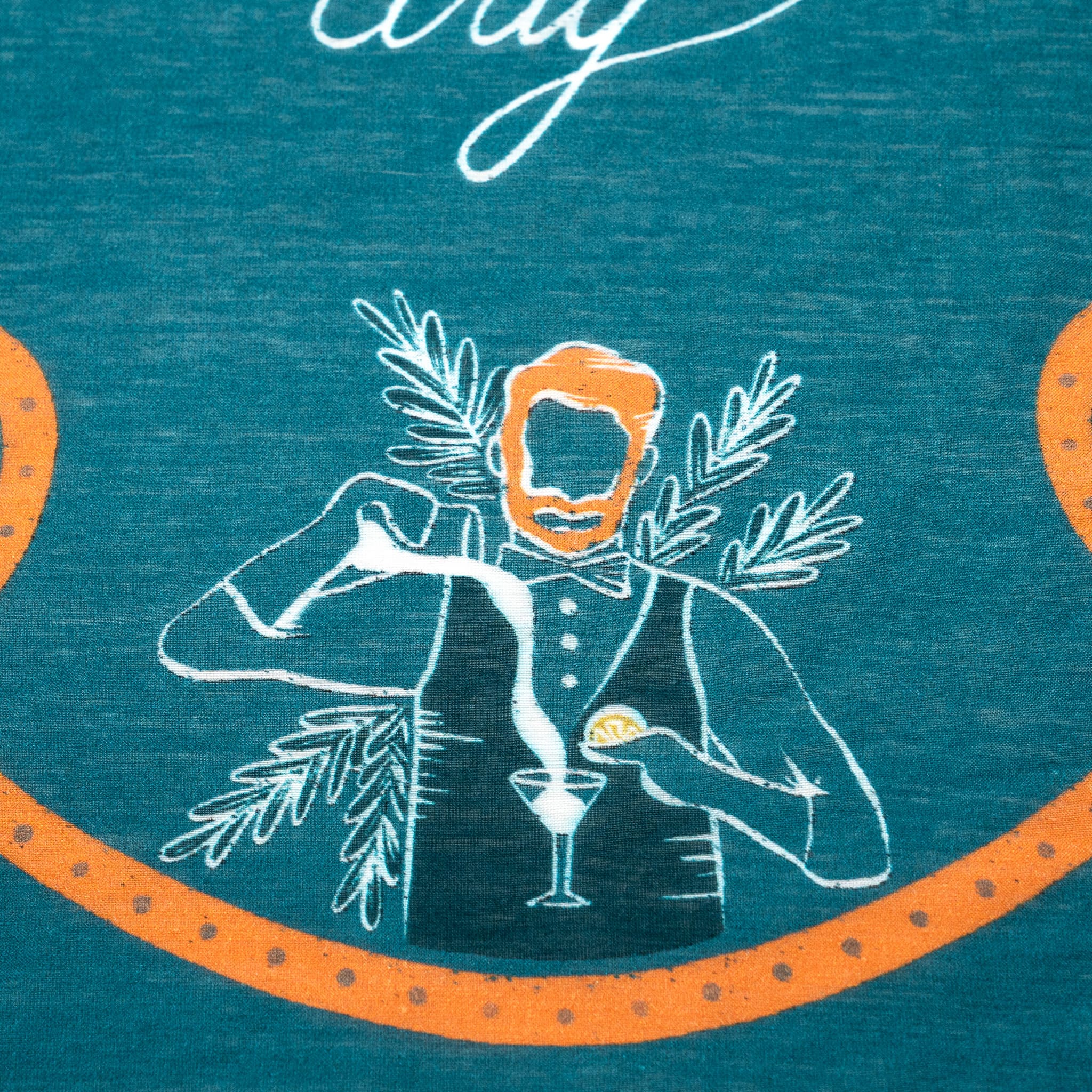 Portofino Gin ERAL 55 Foulard Seta e Cotone 60x60 cm