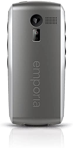 Emporia Classic telefono per anziani nero 2" SOS base ricarica
