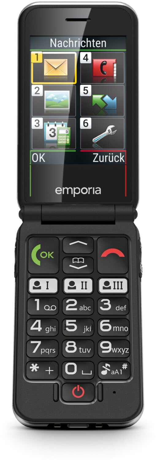 Emporia Joy-LTE telefono pieghevole 2G bianco 2,8" SOS