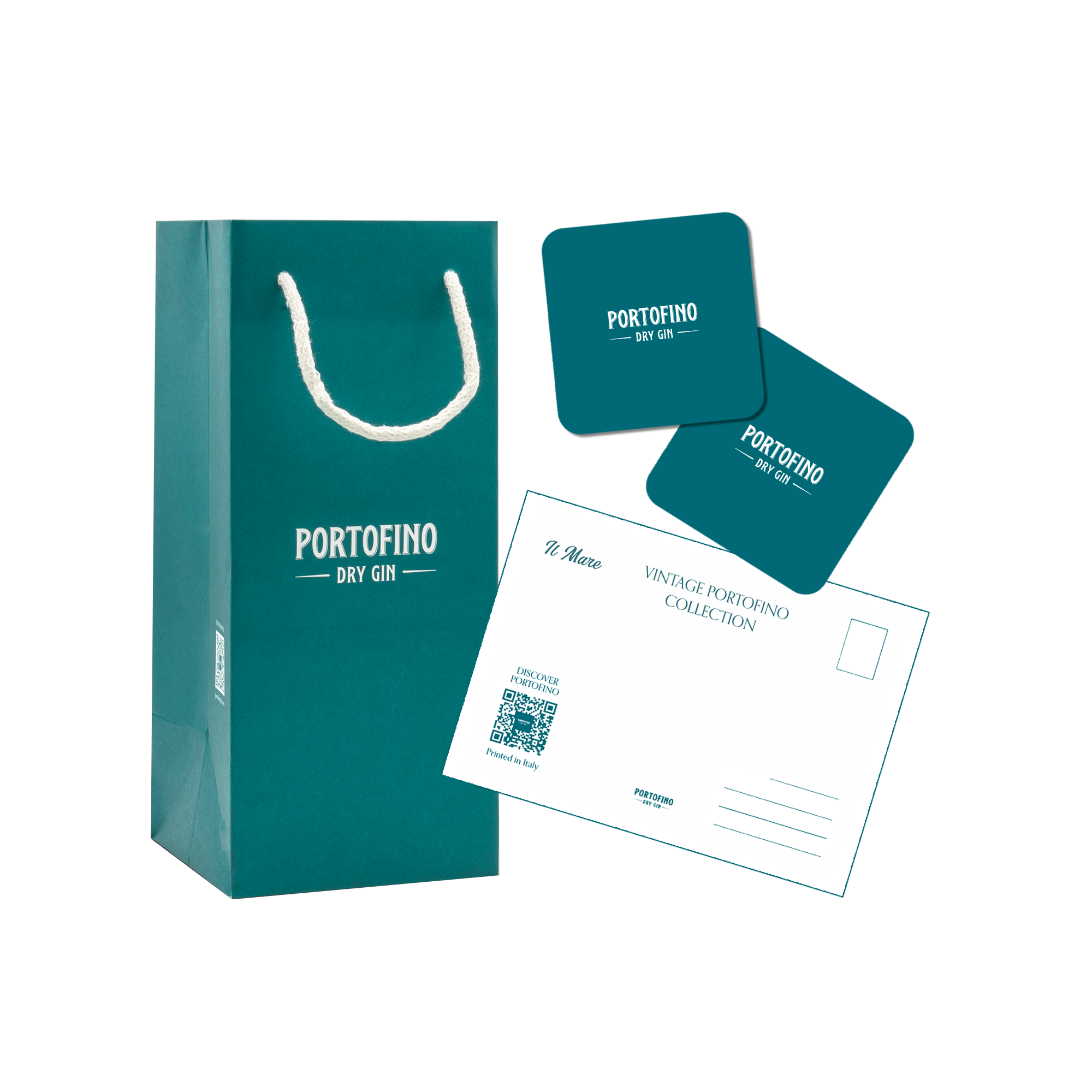 Portofino Gin Accessori Busta regalo + cartolina confezione