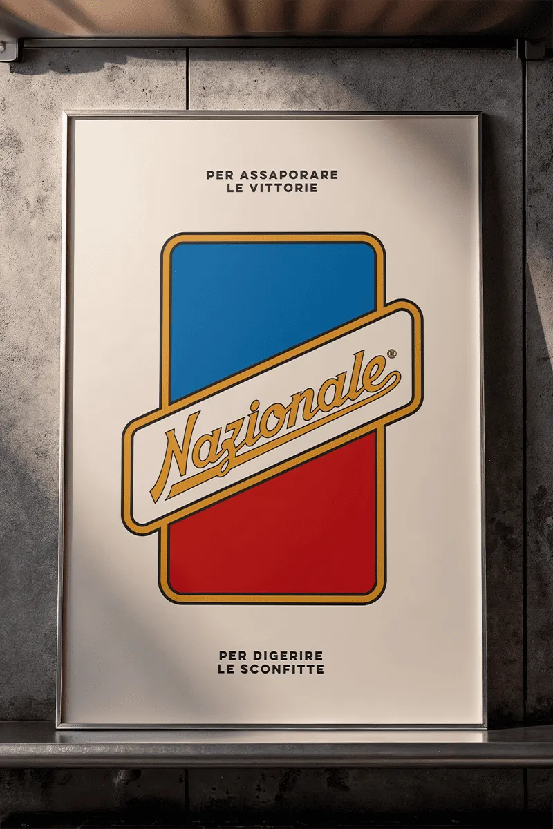 Nazionale È Nazionale! gadget design italiano