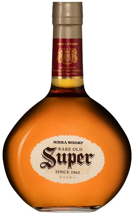 Nikka Rare Old Super Whisky Giapponese Bottiglia Caramello