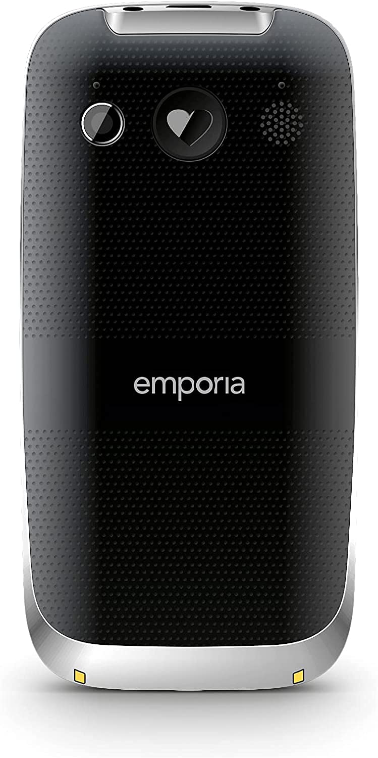 Emporia Active 4G Telefono per Anziani Nero