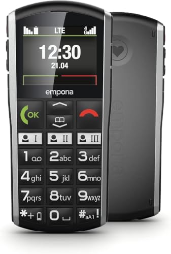 Emporia Simplicity LTE telefono con tasti nero tasti grandi SOS