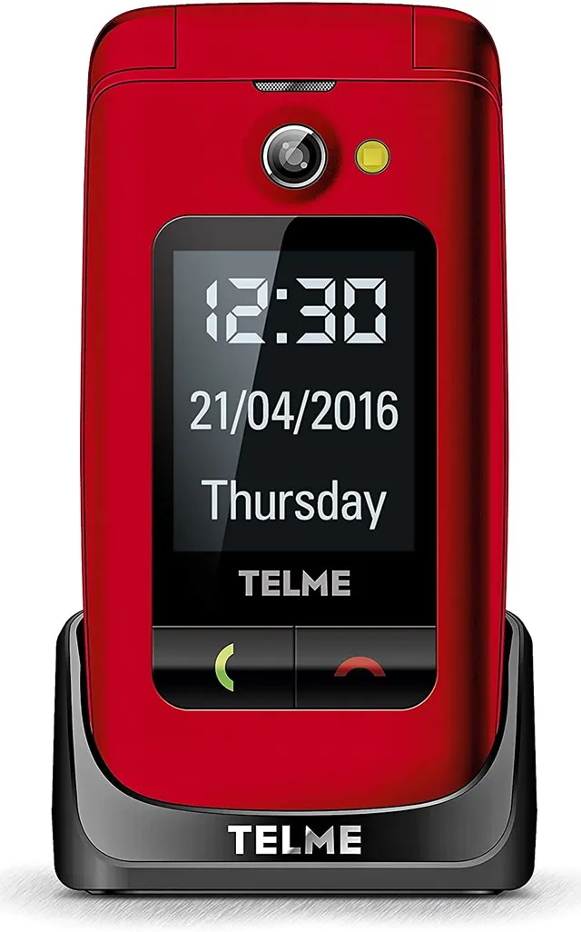 Emporia Telme X200 Telefono conchiglia rosso 2.4" SOS