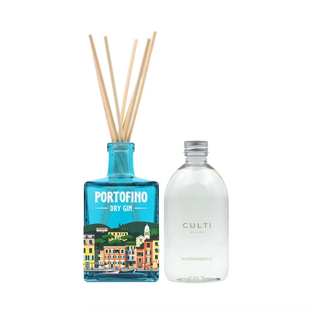 Portofino Gin Kit Diffusore Mareminerale Gin 500 ml + Ricarica