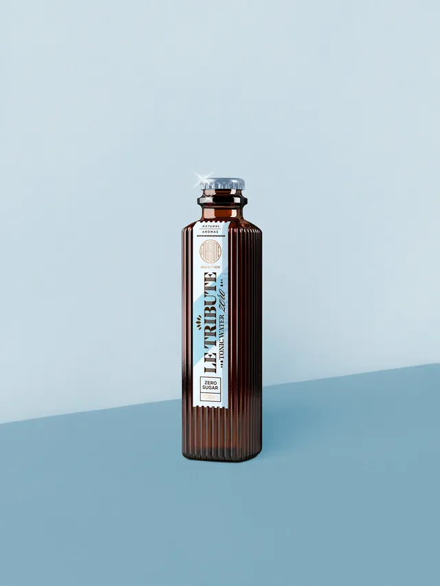 LE TRIBUTE Tonica Zero 4 Bottiglie Acqua Tonica Senza Zucchero