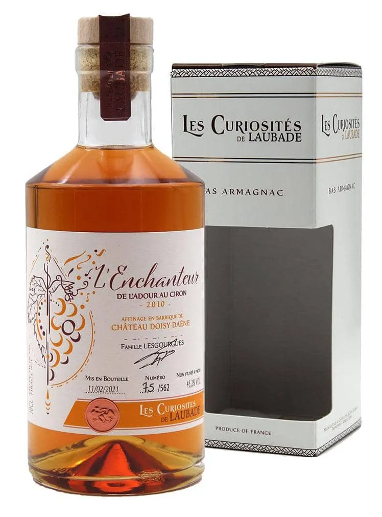 Laubade L'Enchanteur Bas Armagnac Brandy 70 cl 2010
