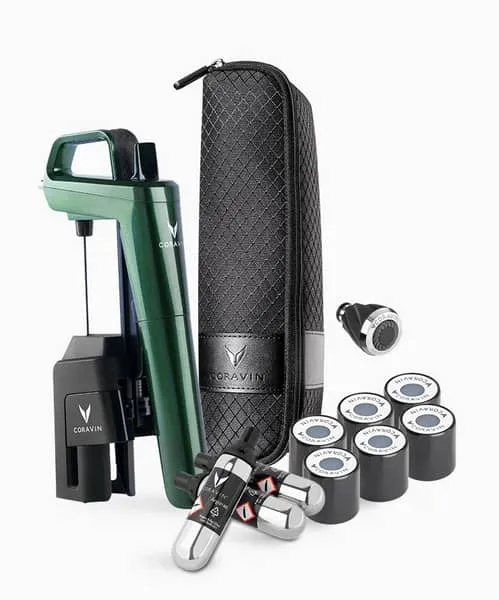 Coravin Timeless Six Forest Green Sistema Vino Verde
