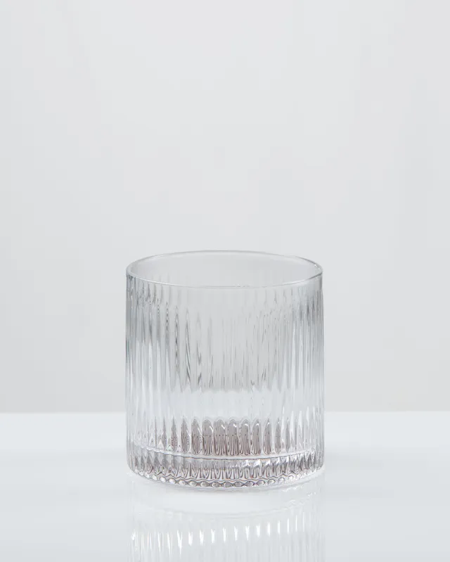 LE TRIBUTE Bicchieri Tumbler 400 ml 4 Pezzi Soffiati a Mano