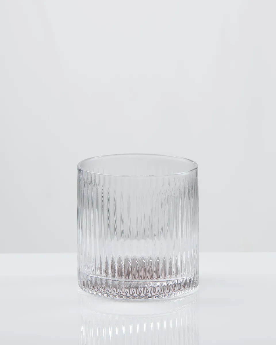 LE TRIBUTE Bicchieri Tumbler 400 ml 4 Pezzi Soffiati a Mano