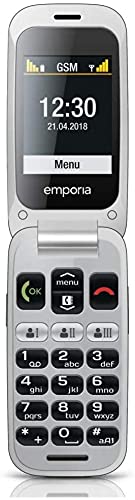 Emporia ONE Telefono Conchiglia per Anziani Space Grey Tasto SOS