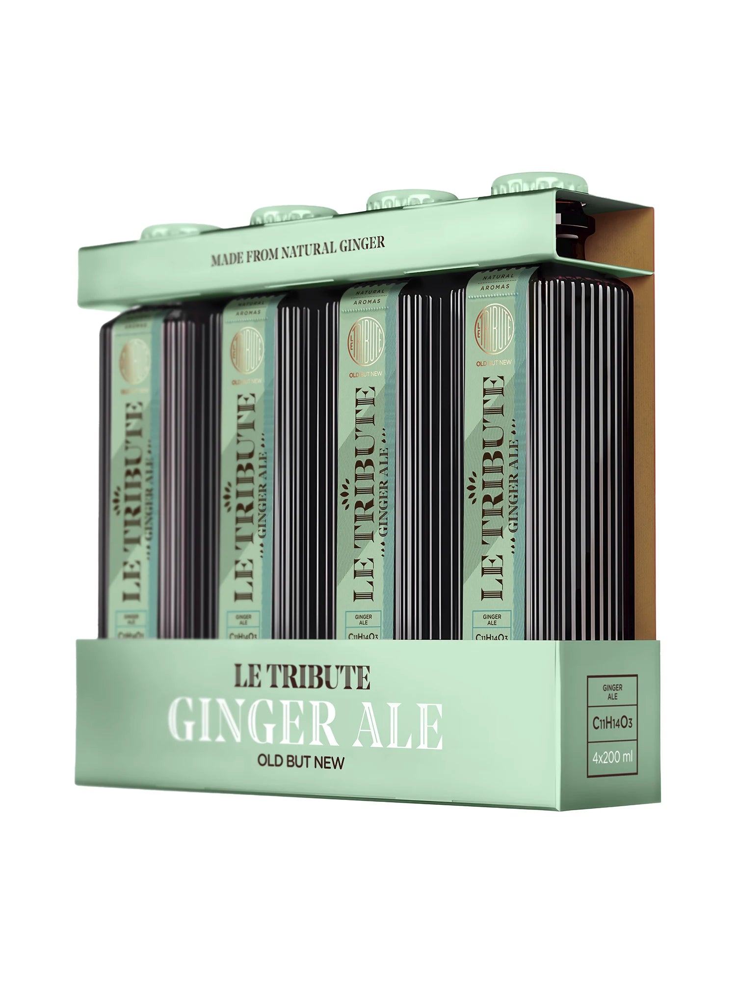 LE TRIBUTE Ginger Ale 4 pack mixer zenzero naturale