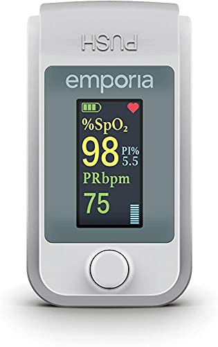 Emporia Health Saturimetro da dito OLED spegnimento auto
