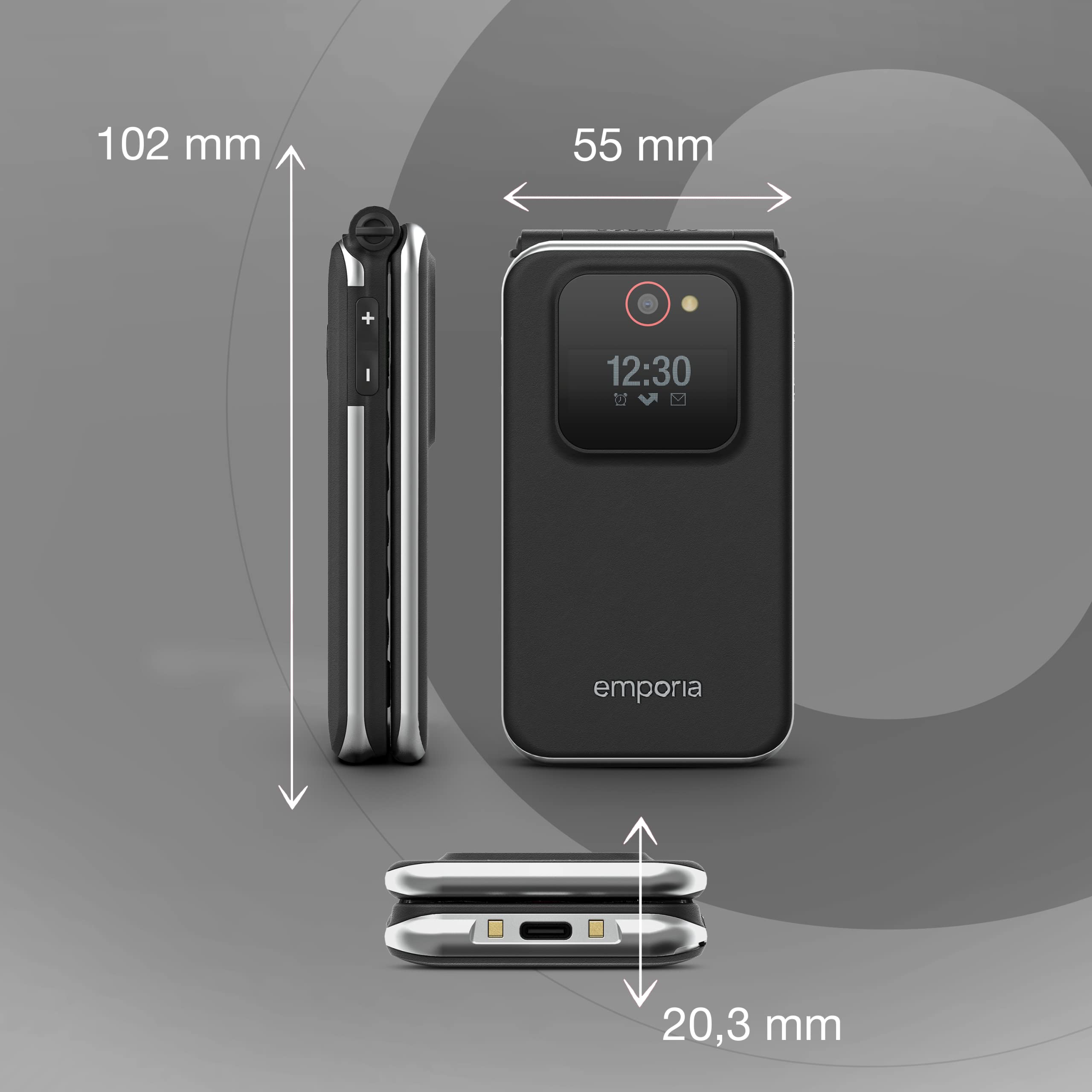 Emporia Joy-LTE telefono pieghevole 2G bianco 2,8" SOS