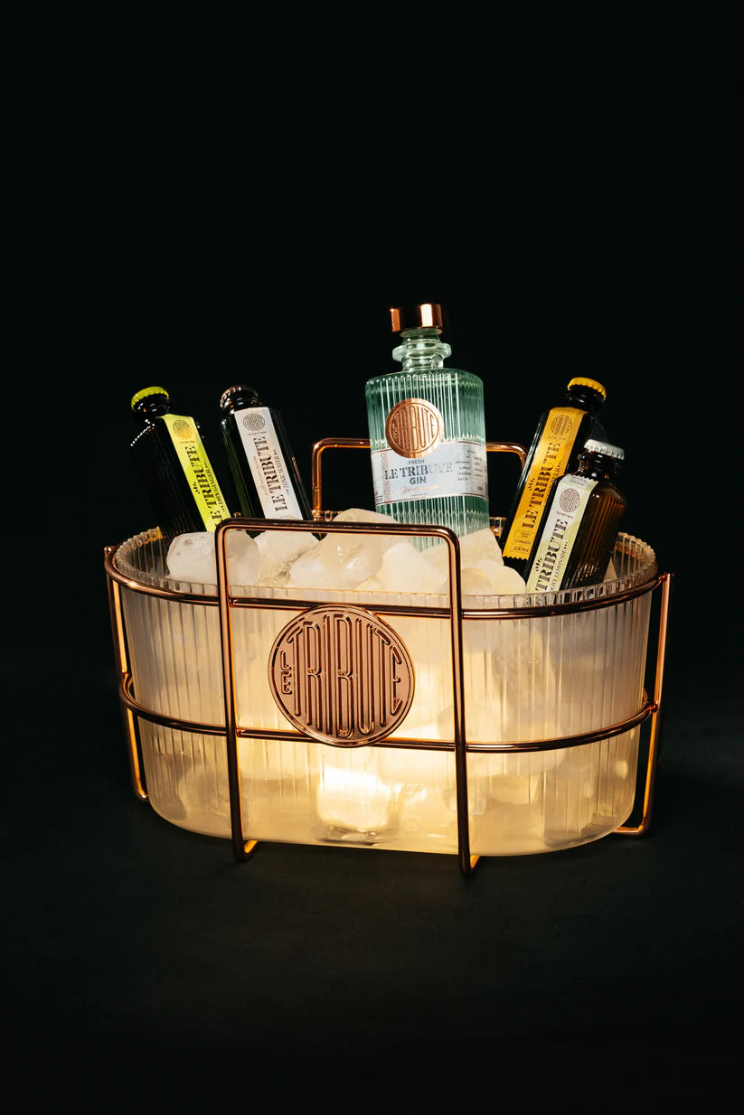 LE TRIBUTE Secchiello Ghiaccio LED per Gin e Cocktail