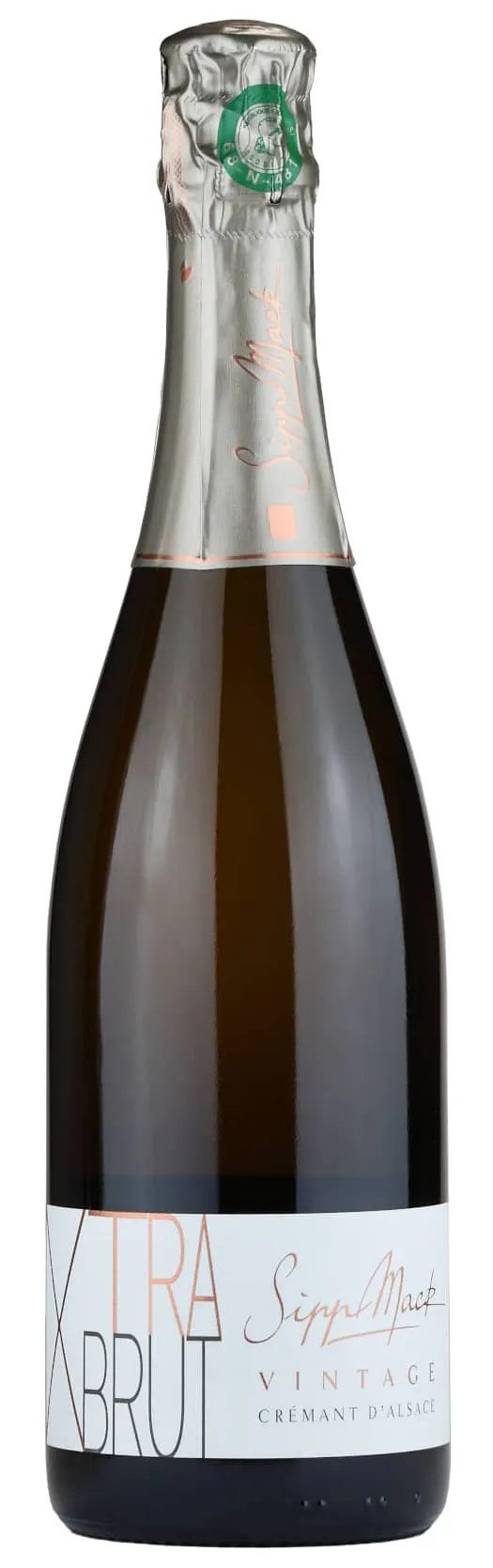 Sipp Mack Cremant d'Alsace Extra Brut Spumante Bio Mela Verde