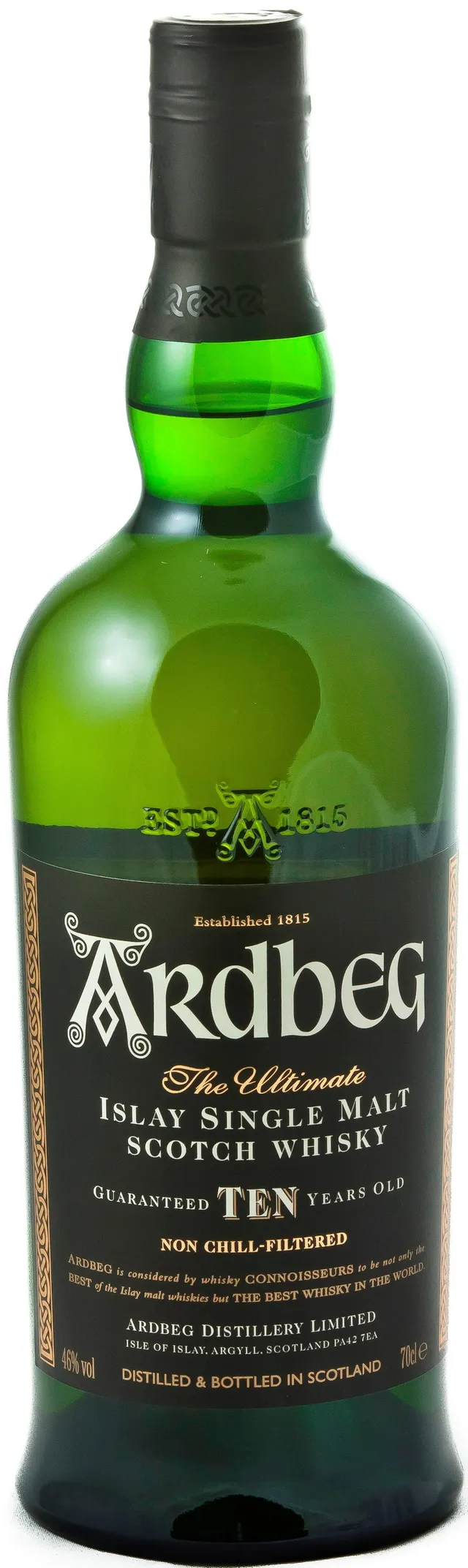 Ardbeg 10 Year Old whisky scozzese torbato 70 cl