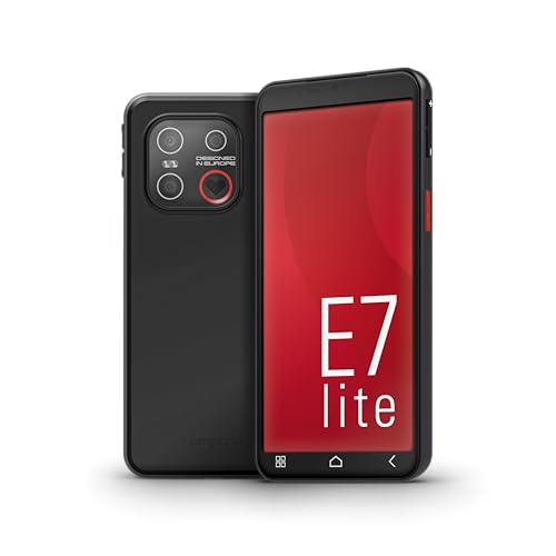 Emporia Smart.7lite Smartphone per anziani nero 128GB tasto SOS