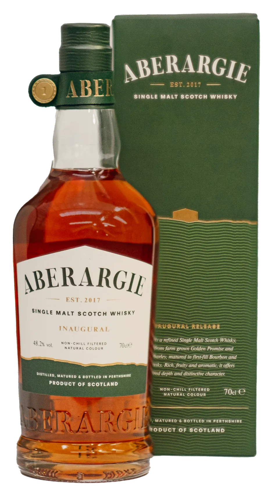 Aberargie Inaugural single malt whisky 70cl 48,2% sherry